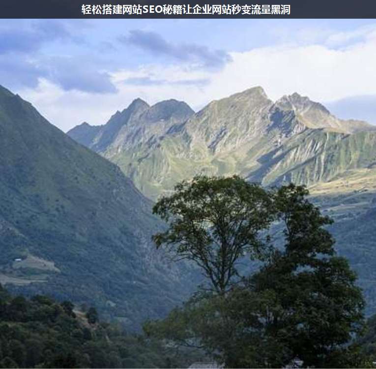 輕松搭建網(wǎng)站SEO秘籍讓企業(yè)網(wǎng)站秒變流量黑洞