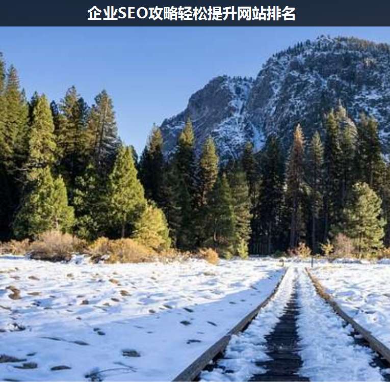 企業(yè)SEO攻略輕松提升網(wǎng)站排名