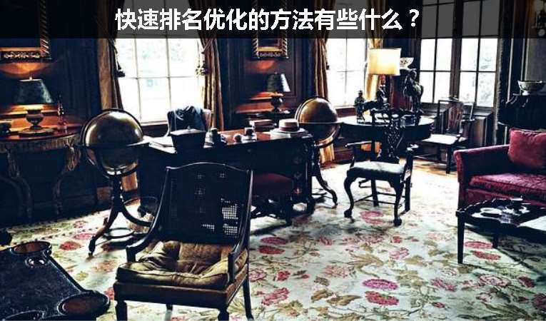 快速排名優(yōu)化的方法有些什么？